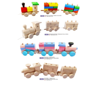 wooden blocks & wheel toys