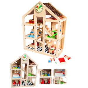 wooden doll house