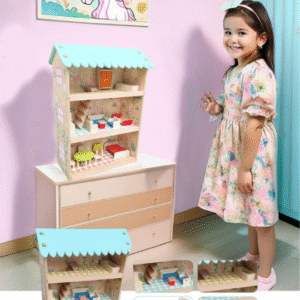 wooden doll house
